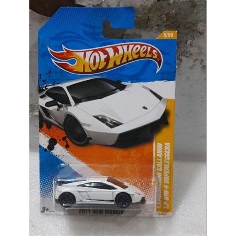 xe Hot Wheels Lamborghini Gallardo màu trắng st hàng hiếm Shopee Việt Nam