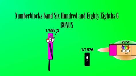 Numberblocks Band Six Hundred And Eighty Eighths 6 Bonus Youtube