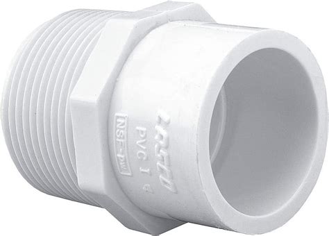 Schedule 40 PVC Pipe Mipt X Slip Reducing Male Adapter 1 X 1 1 4 Dia