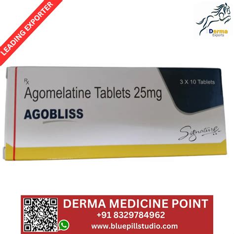 Agomelatine Agobliss 25mg Tablet At Rs 155 Stripe Agopose In Nagpur