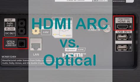 Hdmi Arc Vs Optical Is Hdmi Arc Better Than Optical