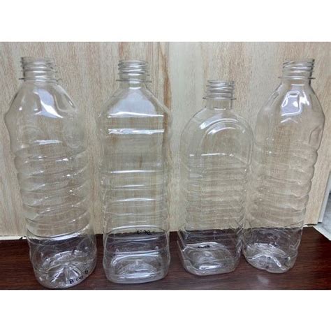 Ml And Liter Screw Cap Transparent Pet Bottles At Piece