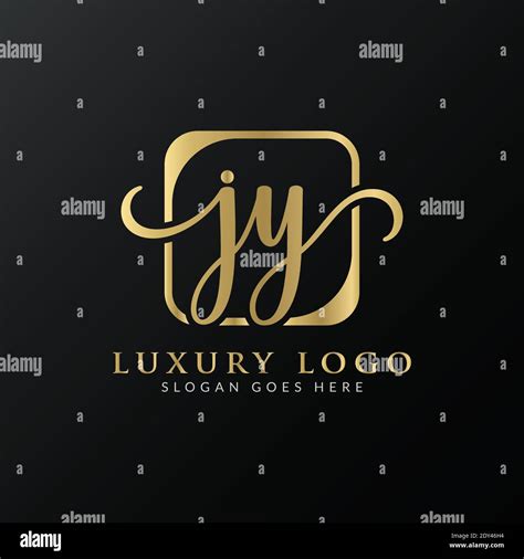 Creative Letter JY Logo Design Vector Template Initial Luxury Letter