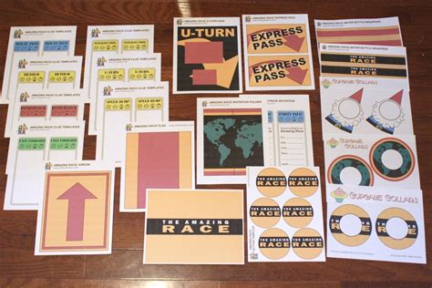 The Amazing Race Party Printables Digital By Chicaandjo On Etsy