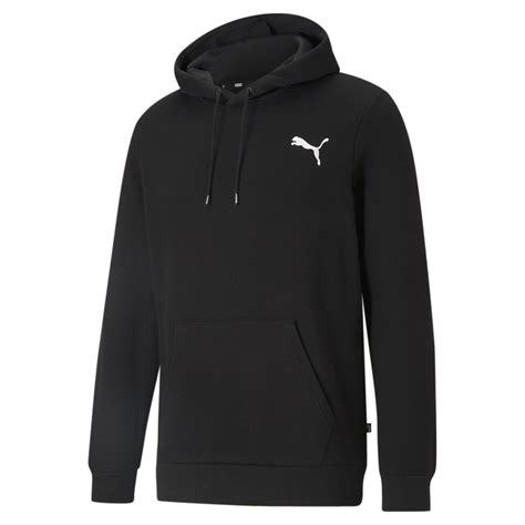 Essentials Small Logo Mens Hoodie Black Puma