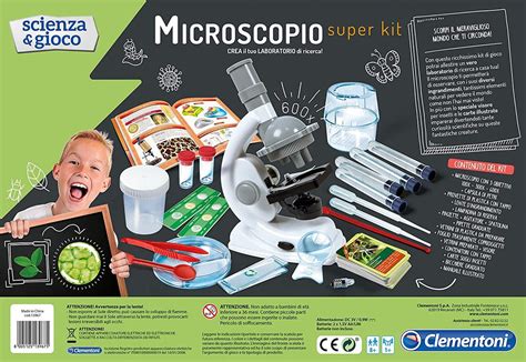 Scienza E Gioco Microscopio Super Kit Solletico Giocattoli