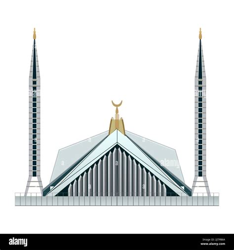 Shah Faisal Masjid Islamabad Pakist N Ilustraci N Pakist N Hermosa