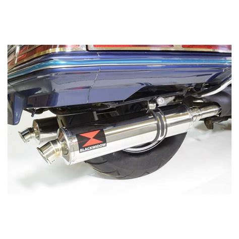 Gl Gl Goldwing Exhaust Silencieuxs Rond En Inox Mm