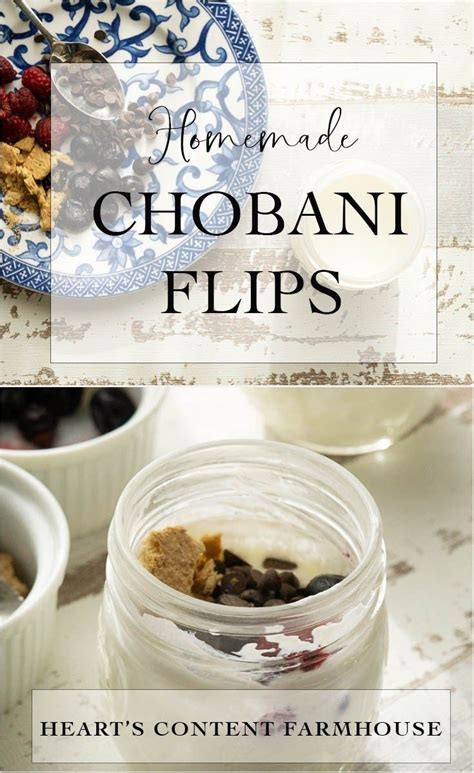 Make Your Own Chobani Flips Yogurt Recipe Flip Yogurt Chobani