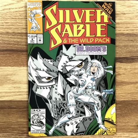 Silver Sable The Wild Pack Comic Book Marvel Comics Near Mint