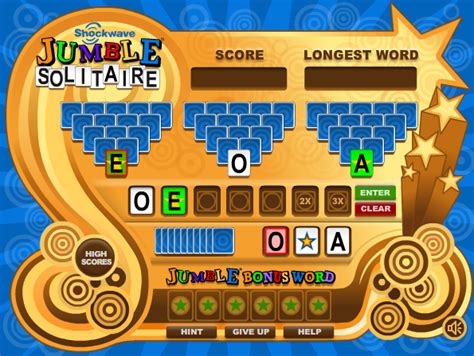 Jumble Solitaire Play Online On Flash Museum 🕹️