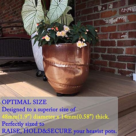 UFelice 24 Pack Invisible Pot Feet With Enhanced Non Slip Surface Grip