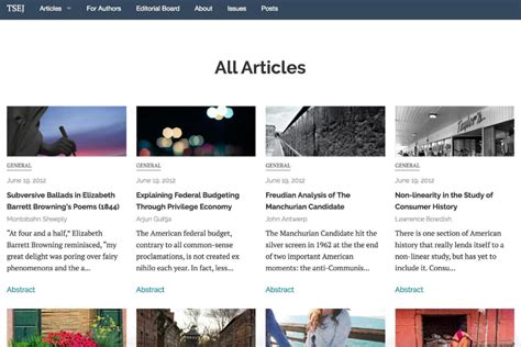 Introducing A Beautiful Website Template Designed For Scholarly Journals