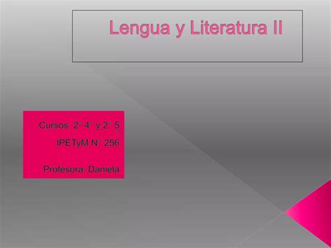 El Asesinato De La Profesora De Lengua Ppt