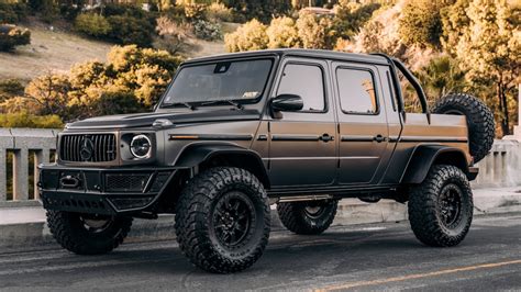 Pit Turns The Mercedes Amg G Into A Crew Cab Pickup Autoblog