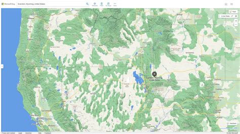 Evanston, Wyoming Map