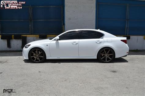 Lexus GS 350 Niche Verona M150 Black Machined With Dark Tint 20 X 9 00