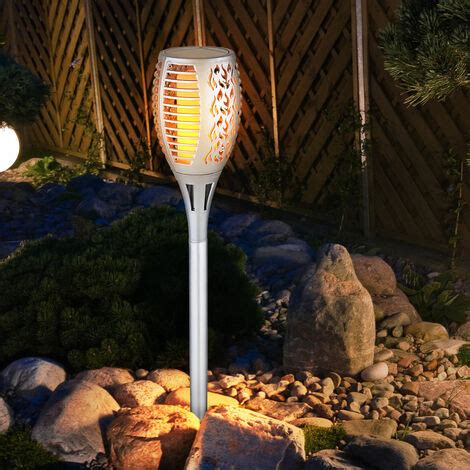 Lampes solaires pour extérieur jardin plug in lumière flamme effet IP44