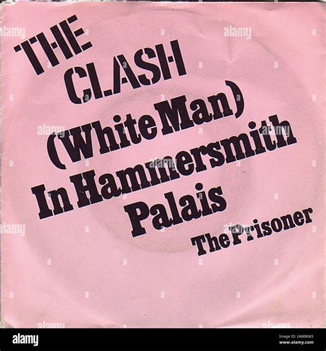 The Clash White Man In Hammersmith Palais Classic Vintage Rock