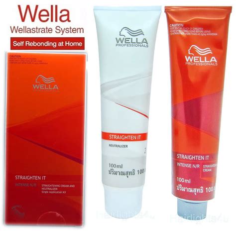 Wella Wellastrate Permanent Straight System Hair Straightening Cream