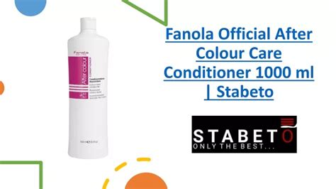 Ppt Fanola Official After Colour Care Conditioner Ml Stabeto