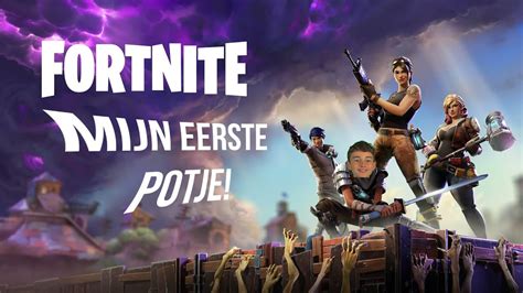 Mijn Eerste Potje Fortnite Youtube