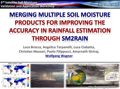 Merging Multiple Soil Moisture Products For Improving The Accuracy In