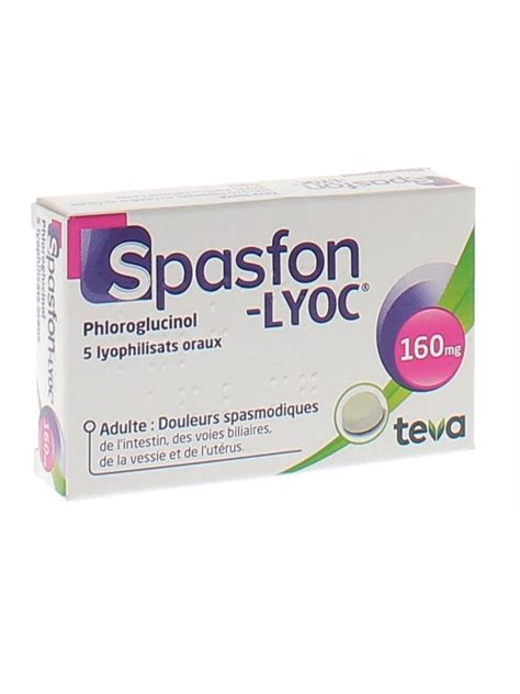 Spasfon Lyoc 160mg 5 comprimés