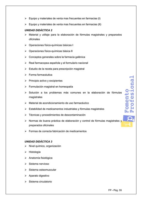 Técnico en Farmacia y Parafarmacia PDF