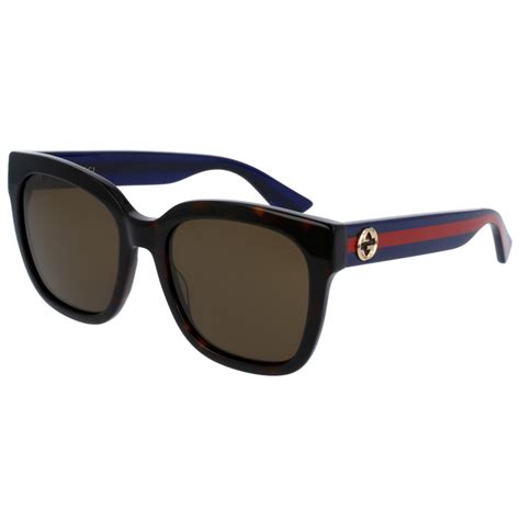 Gucci Gg0034s 004 Havana Sunglasses Woman