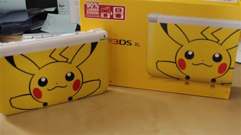 Pikachu Ds Xl Unboxing Youtube