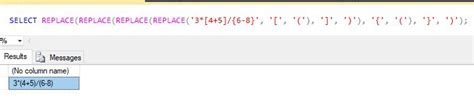 Sql Replace Function