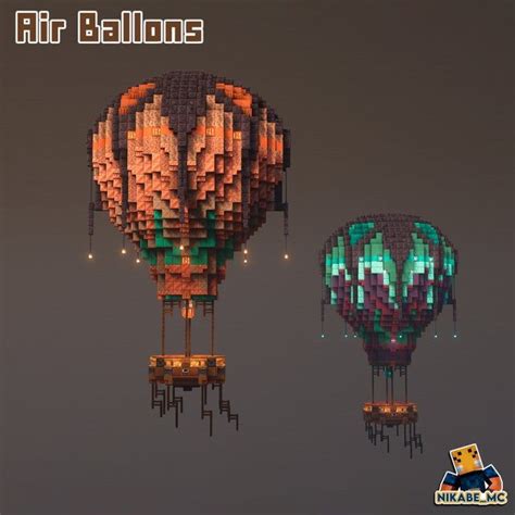 Minecraft How To Build A Hot Air Balloon Build Tutorial Artofit