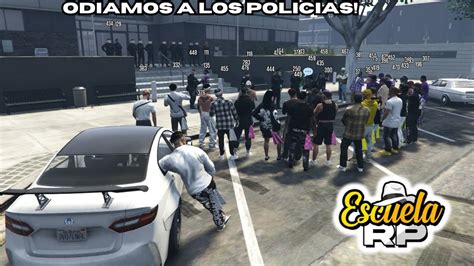 Gta Roleplay Vamos Contra Los Policias Youtube