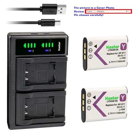 Kastar Battery LTD2 Charger For Olympus Li 60B LI60B Olympus CAMEDIA