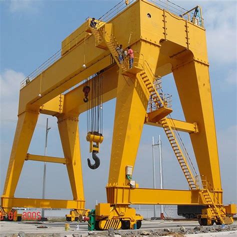 China Customized Tons Container Handling Double Beam Gantry Crane