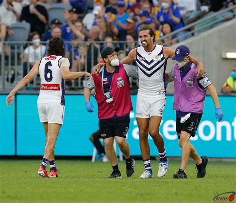 West Coast Vs Fremantle Round 3 2022 Optus Stadium Afana