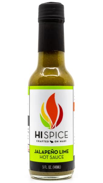 Hi Spice Jalapeno Lime Hot Sauce Mild Tutu S Pantry