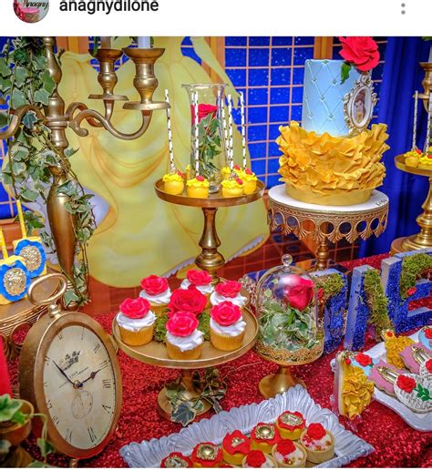 Beauty And The Beast Inspired Dessert Table Festa Alice