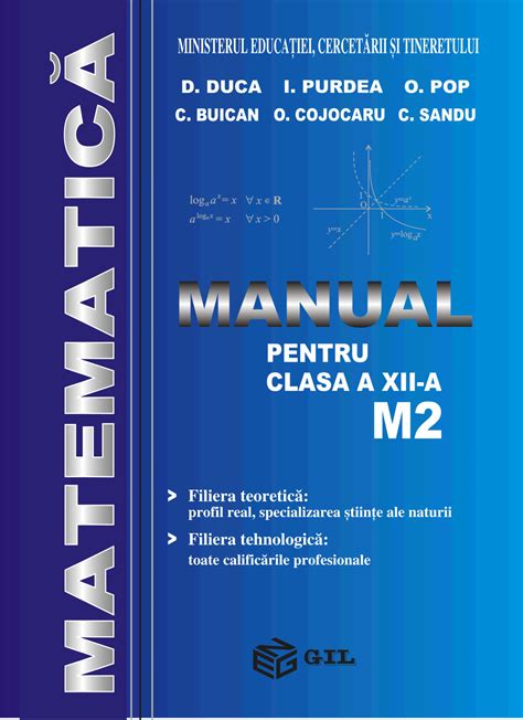 Manual Matematica Clasa A XII A M2 Manuale Scolare