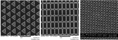 SEM Images Of Patterned Co Cu Multilayers Obtained By X Ray Lithography