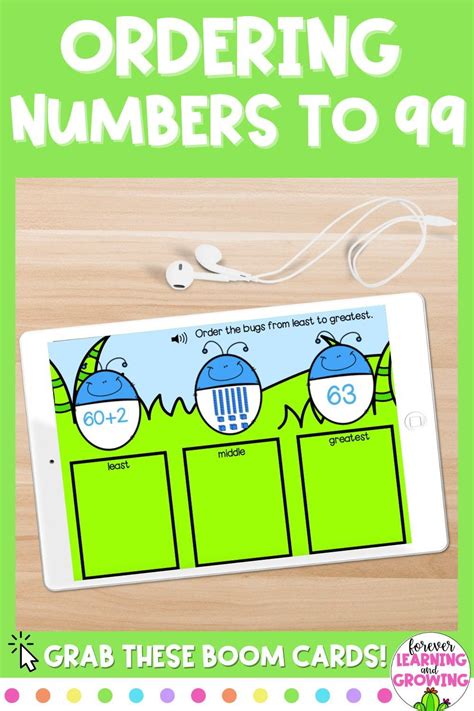 Place Value To 99 Boom Cards Game For Ordering Numbers To 99 Math