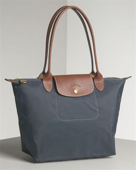 Longchamp Le Pliage Medium Shoulder Tote In Black Lyst