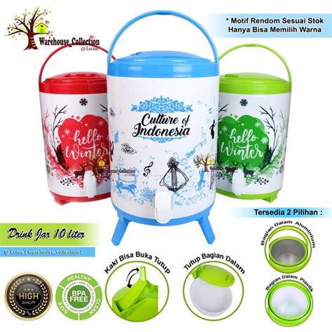 Jual Drink Jar Roma Liter Global Eagle Tempat Air Minum Termos