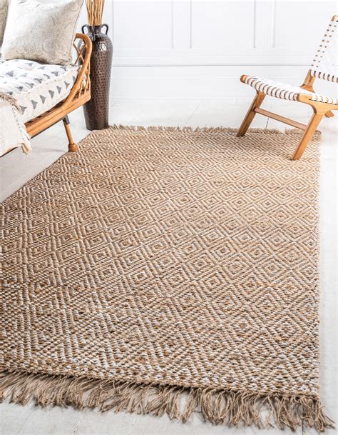 Natural 8' x 10' Braided Jute Rug | eSaleRugs