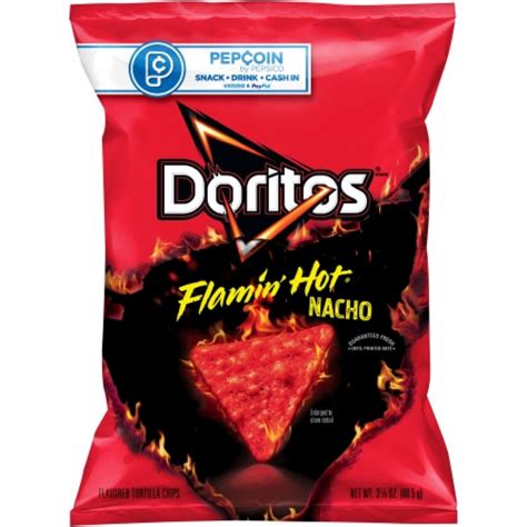 Doritos Flamin Hot Nacho Tortilla Chips Oz Kroger