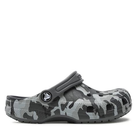 Klapki Crocs Classic Camo Clog 207594 Szary Eobuwie Pl