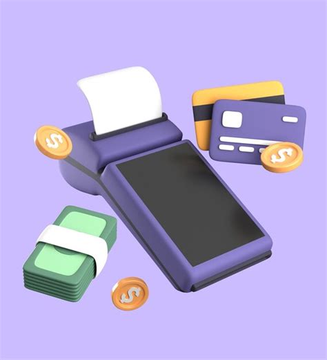 Premium Photo D Rendering Of Electronic Cashless Payments And Secure