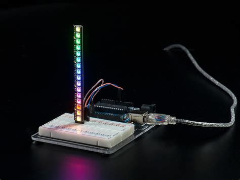 NeoPixel Stick - 8 x 5050 RGB LED with Integrated Drivers ID: 1426 - $5 ...