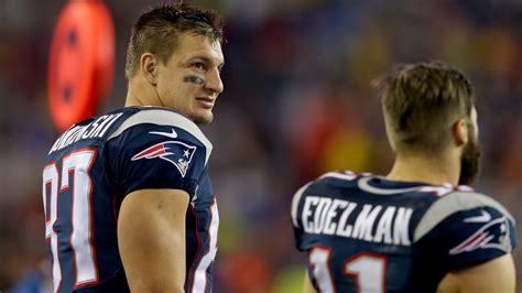 Rob Gronkowski says he'll return if Julian Edelman joins the Buccaneers